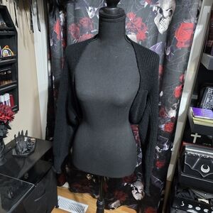 Black Women's Knit Shrug